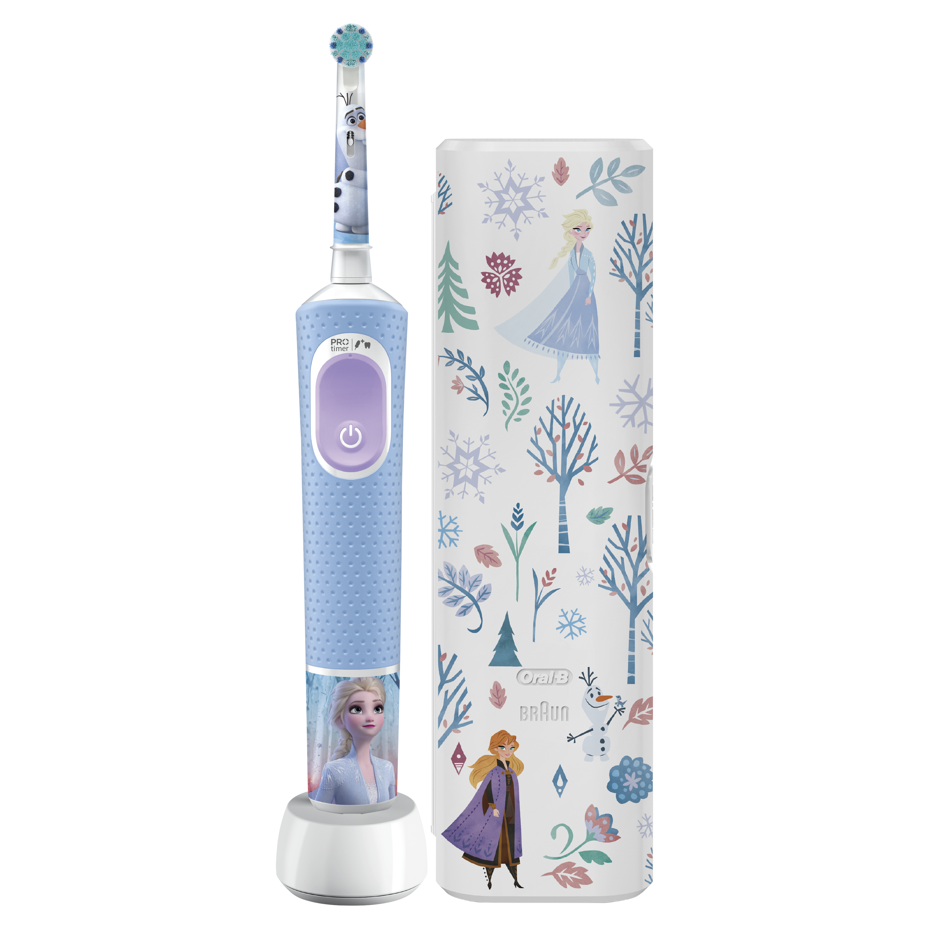 Compra Cepillo Eléctrico Infantil Oral-B de edición especial Frozen +  Regalo Estuche de Viaje