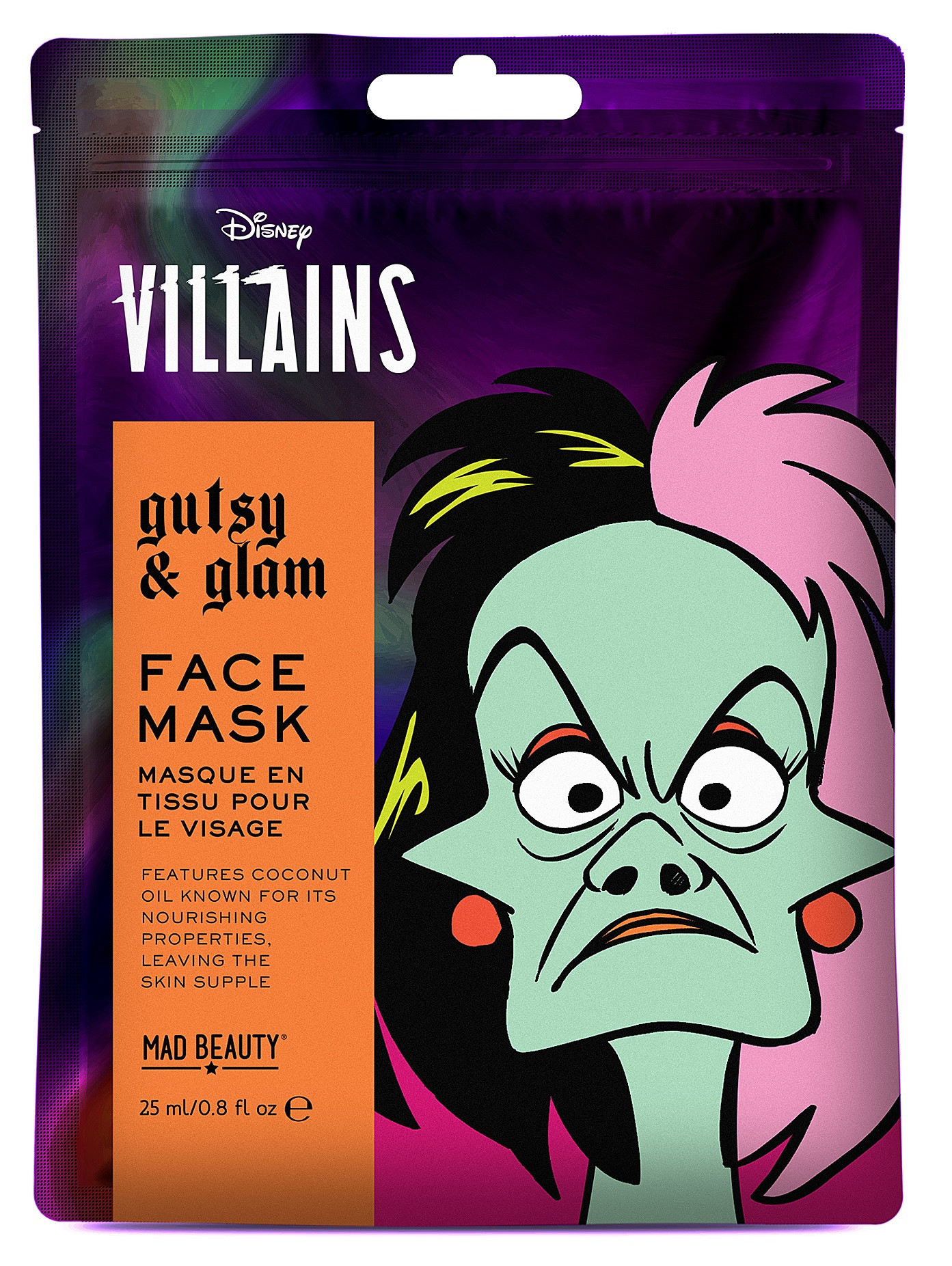 Mad Beauty Máscara facial da vilã Cruella Disney Perfumarias Primor