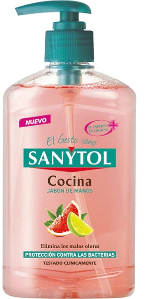 SANYTOL JABÓN DE MANOS antibacteriano cocina Hand Soap Sanytol - Perfumes  Club