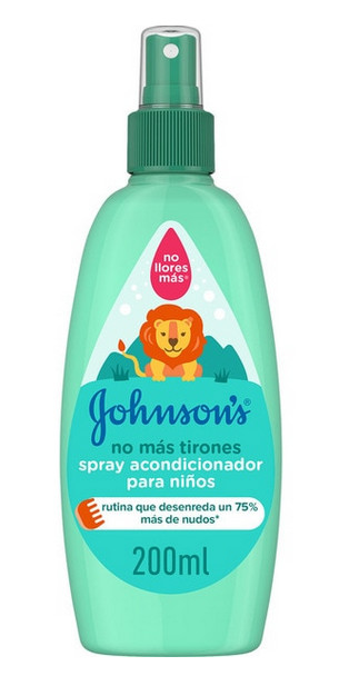 Champú desenredante y acondicionador 2 en 1 Johnson's® No More Tangles®  para niños