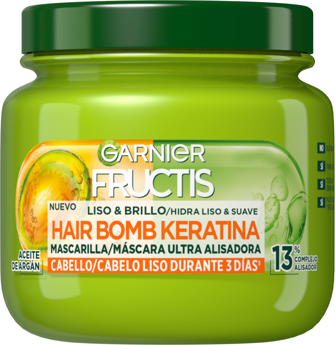 Garnier Fructis Hair Bomb Keratina Mascarilla Capilar Liso