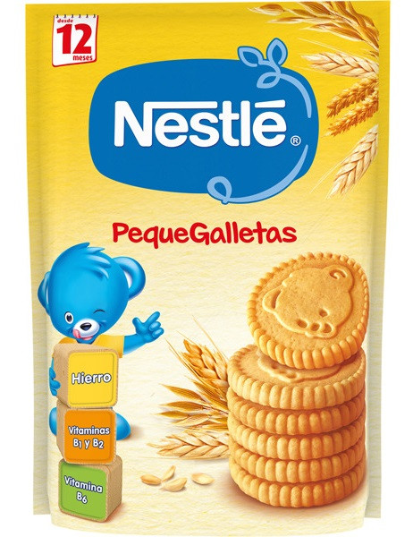 Nestlé Galletitas. Las primeras galletas para peques a partir de los 6 meses