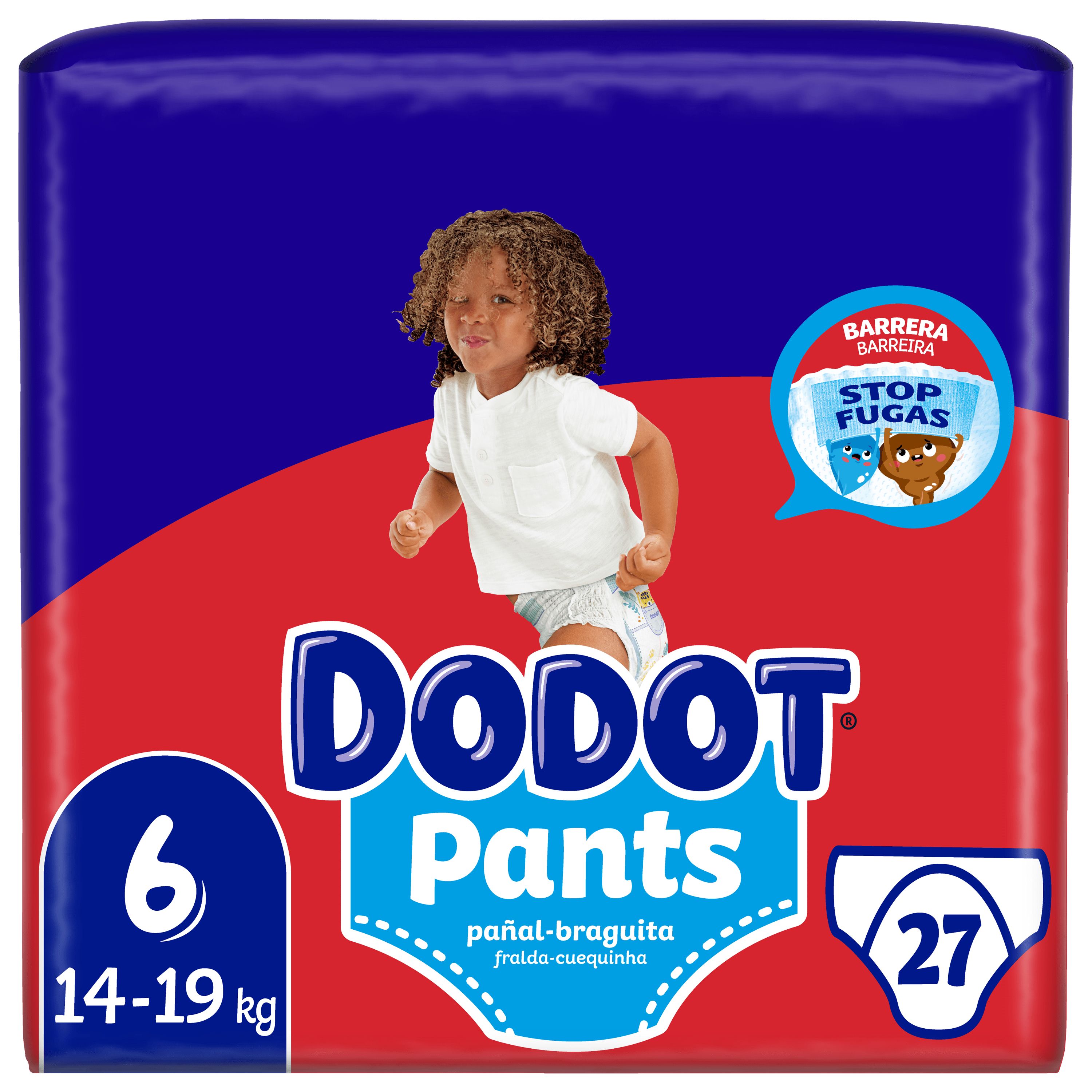 Dodot - Pañales Pants T-6 28 Unidades, Pañal Noche