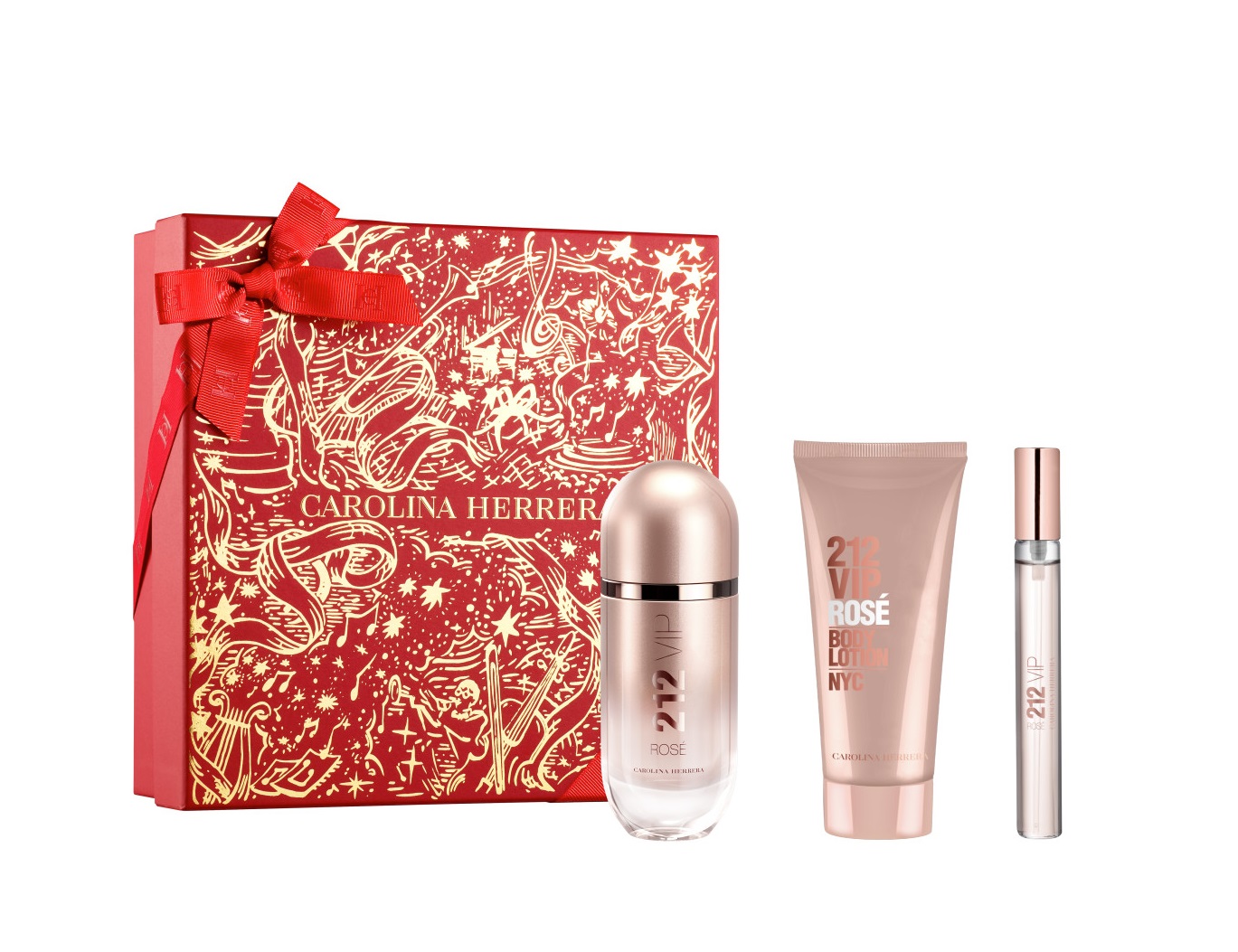 Carolina Herrera 212 Vip Rose Perfume Mujer ✓ Estuche de Regalo
