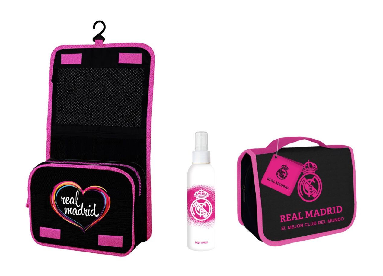 Real Madrid Neceser Femenino Body Spray ✓ Estuche de Regalo