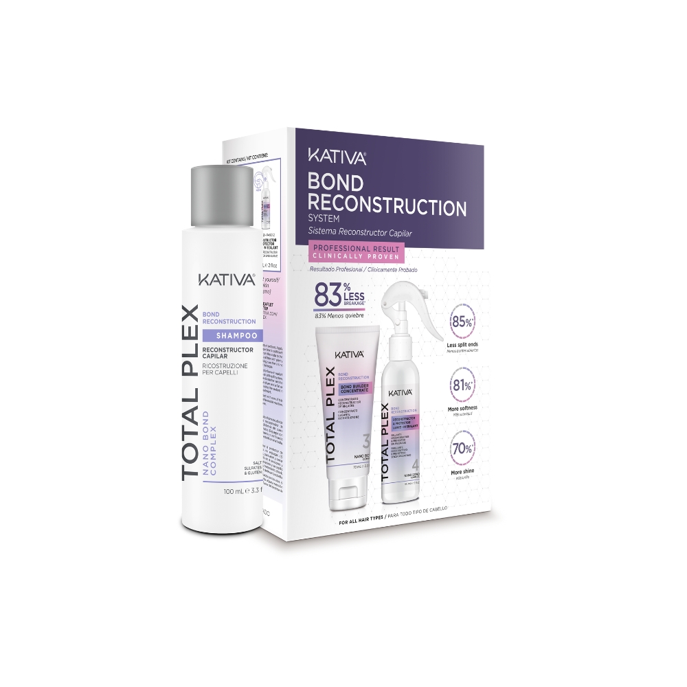 Total KATIVA Plex Bond Repair – Kapillar-Rekonstruktions-Konzentrat Für Starkes, Geschütztes Haar | 70 Ml