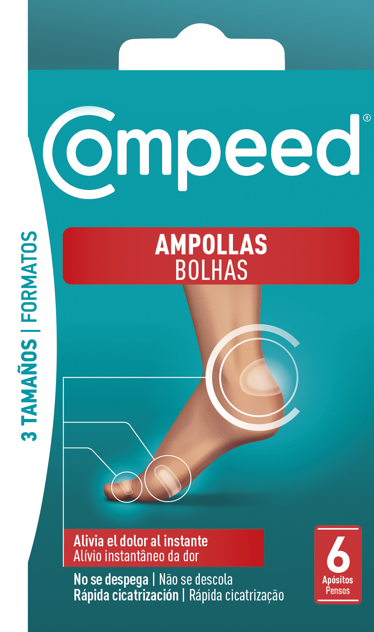 Penso Anti-Borbulhas Discreto Dia - 15 uds. · Compeed · El Corte