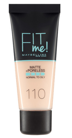 Base Líquida de Maquillaje Maybelline Fit Me Matte Poreless Foundation x 30  ml