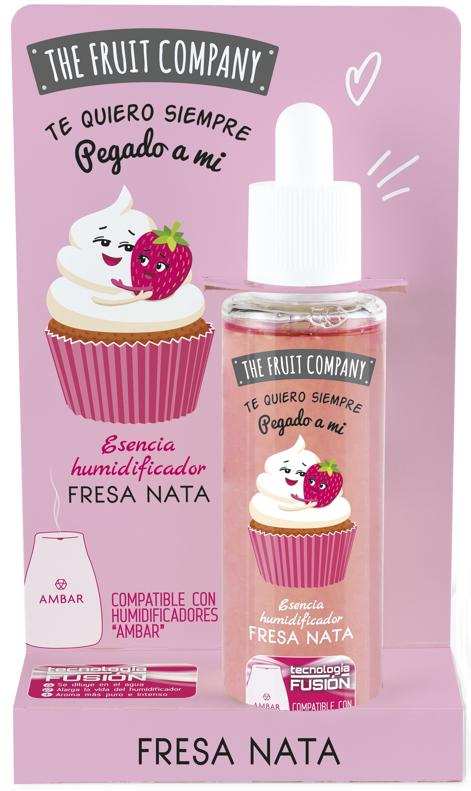 Esencia Humidificador Fresa y Nata 50 ml - The Fruit Company – Loba Beauty  Shop