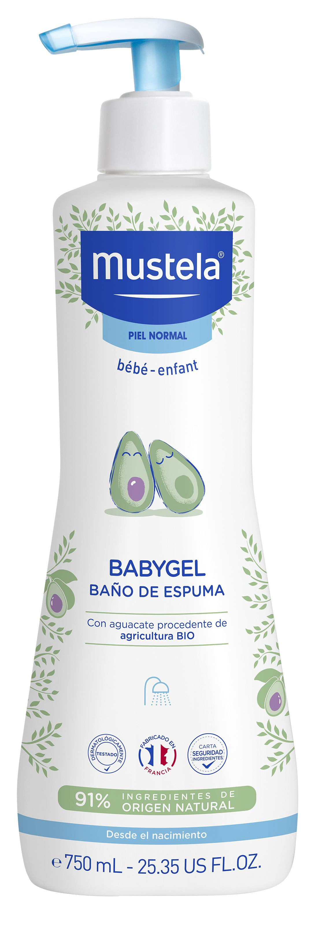 Babybaño Esponja de un solo uso con jabón 25 ud