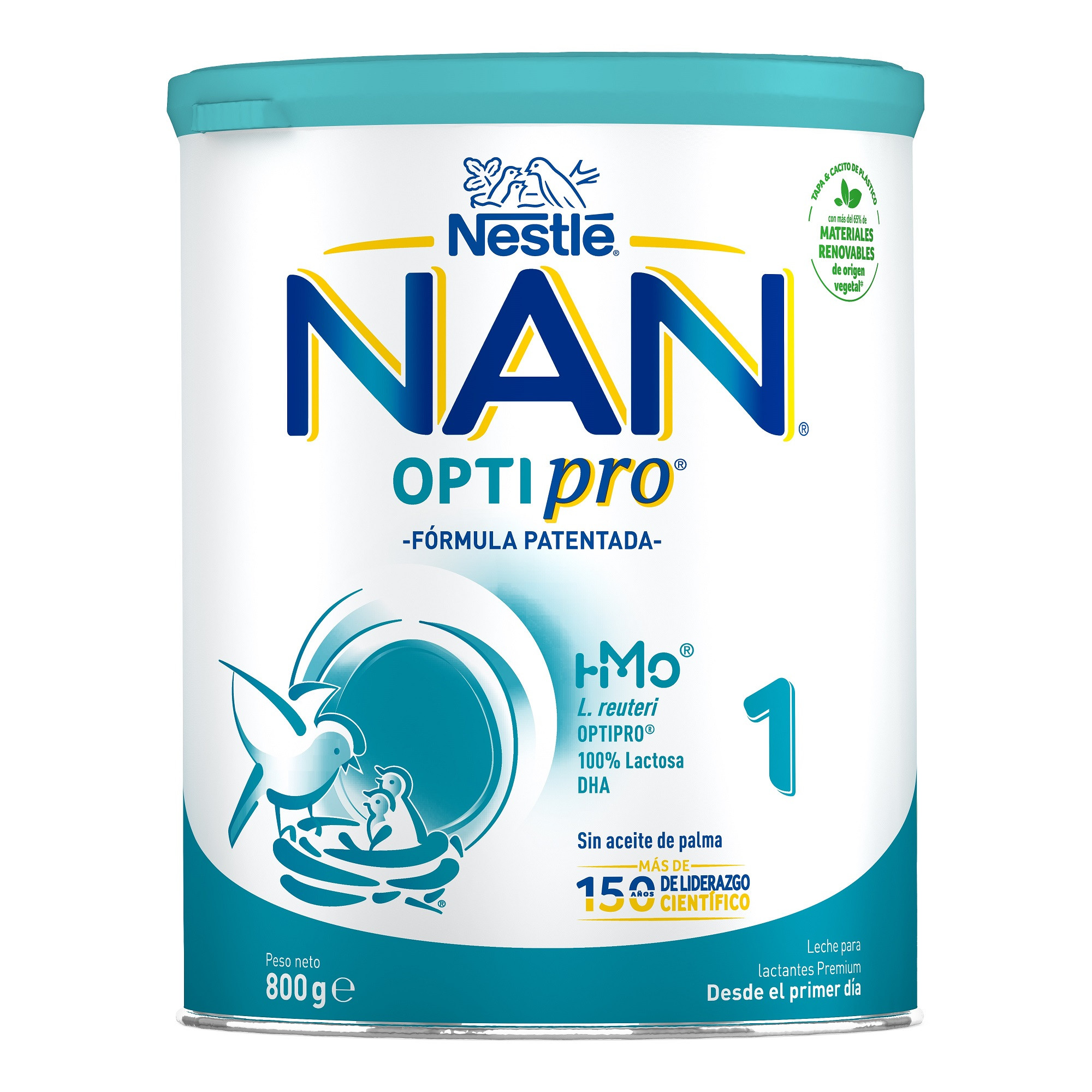Nestlé NATIVA 1 Leche para bebés de 0 a 6 meses en polvo, fórmula para  lactantes. Bote de 800g : : Alimentación y bebidas
