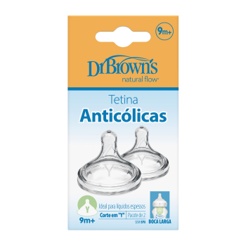 Tetina Options+ Boca Ancha Corte Y +9 Meses