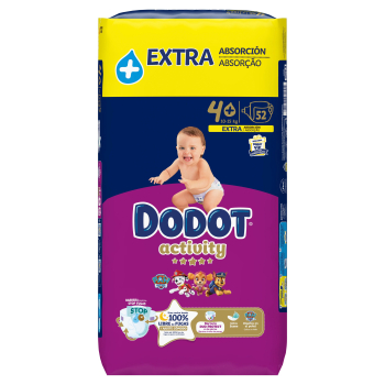 Pañales Activity Extra Absorción Talla 4+