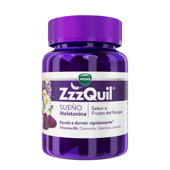 ZZZQUIL Natura Gummies Melatonina Ayuda para Dormir
