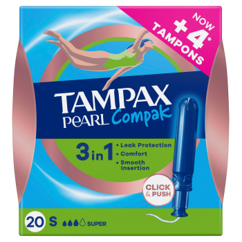 Compak Pearl Súper Tampones