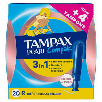 Compak Pearl Regular Tampones
