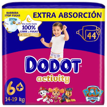 Pañales Extra Absorción Talla 6+