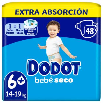 Fralda Bebé Seco 6+ (+14 kg)