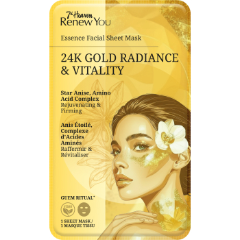 Mascarilla Tela Renew You Gold Radiance & Vitality