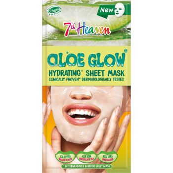 Mascarilla de Tela Hidratante Aloe Glow