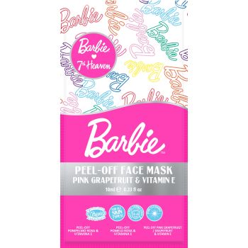 Barbie Peel-Off Face Mask Mascarilla Facial con Pomelo Rosa y Vitamina E