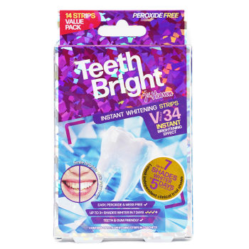 Tiras Dentales Blanqueadoras Teeth Bright