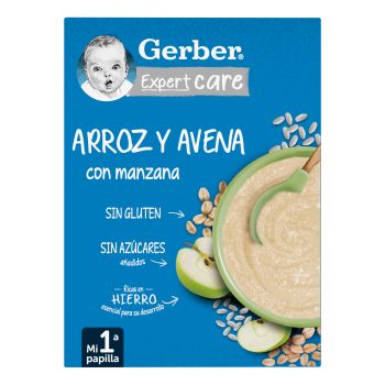 ExpertCare Papilla de Arroz y Avena con Manzana