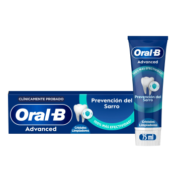 Pasta dentífrica oral-b para prevenção do tártaro