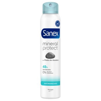 Desodorante Spray Natur Protect 48h Anti-manchas Blancas con Piedra de Alumbre
