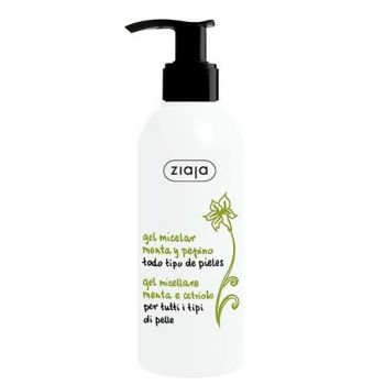 Pepino y Menta Gel limpiador micelar