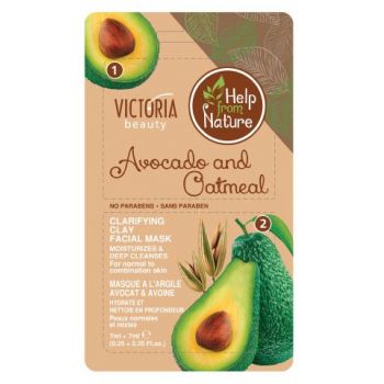 Mascarilla Facial de Arcilla con Aguacate & Avena