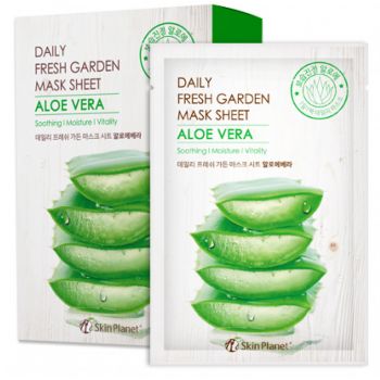 Mascarilla Facial con Aloe Vera