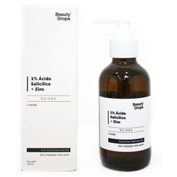 Gel Limpiador Antiacné 1% Ácido Salicílico + Zinc