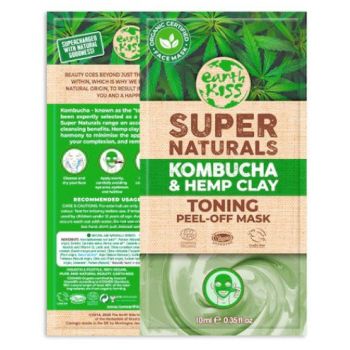 Earth Kiss Mascarilla Tonificante Kombucha Cúrcuma y Arcilla