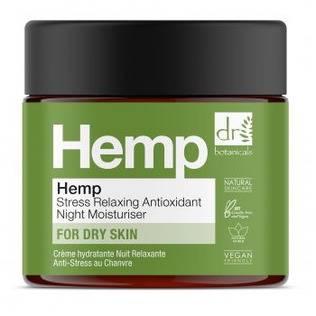 Creme noturno antioxidante de cânhamo