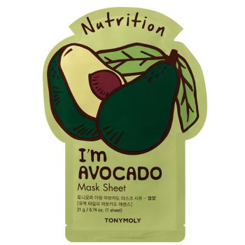 I'm Avocado Mask Sheet Nutrition Mascarilla Facial