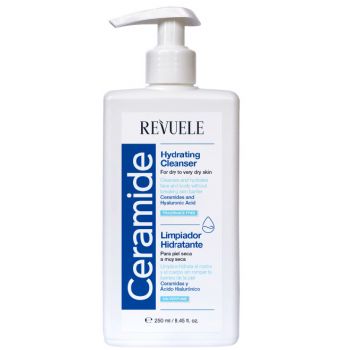 Produto de limpeza facial com ceramidas