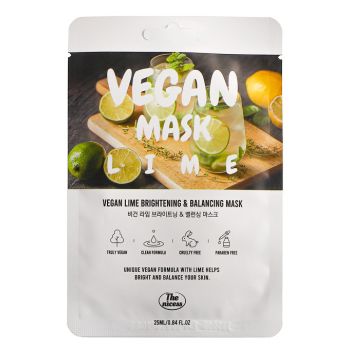 Mascarilla Facial Vegan Lime Brightening & Balancing Mask