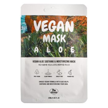 Mascarilla Facial Vegan Aloe Soothing & Moisturizing Mask