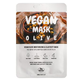 Mascarilla Facial Vegan Olive Moisturizing & Elasticity Mask