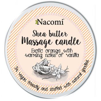 Shea Butter Vela de Masaje Naranja Y Vainilla