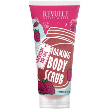 Foaming Body Scrub Exfoliante Corporal de Fresa & Chia