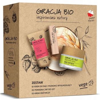 Set Bio Crema de manos + crema de rostro + bálsamo labial