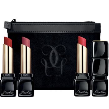 Estuche Trio Labios Kiss Kiss Tender Matte + Neceser