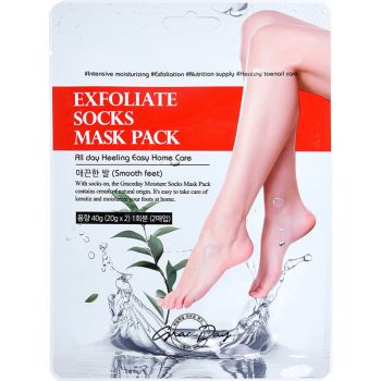 Meias esfoliantes para os pés Máscara Pack (Smooth Feet)