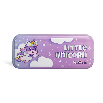 Little Unicorn Caja Metálica 3 Niveles Maquillaje Infantil