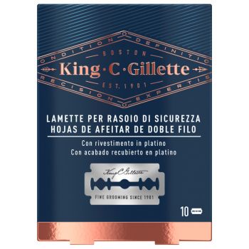 Gillette King C. Hojas De Afeitar De Doble Filo