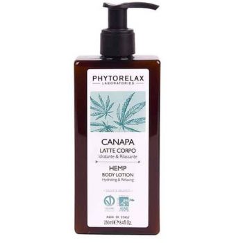 Leche corporal Hidratante y Calmante de Cáñamo