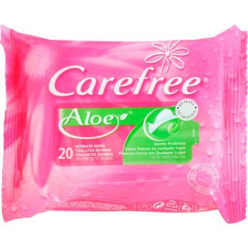 Toallitas íntimas con aloe