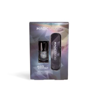Set Black Crystals Esmalte + Lima de Uñas